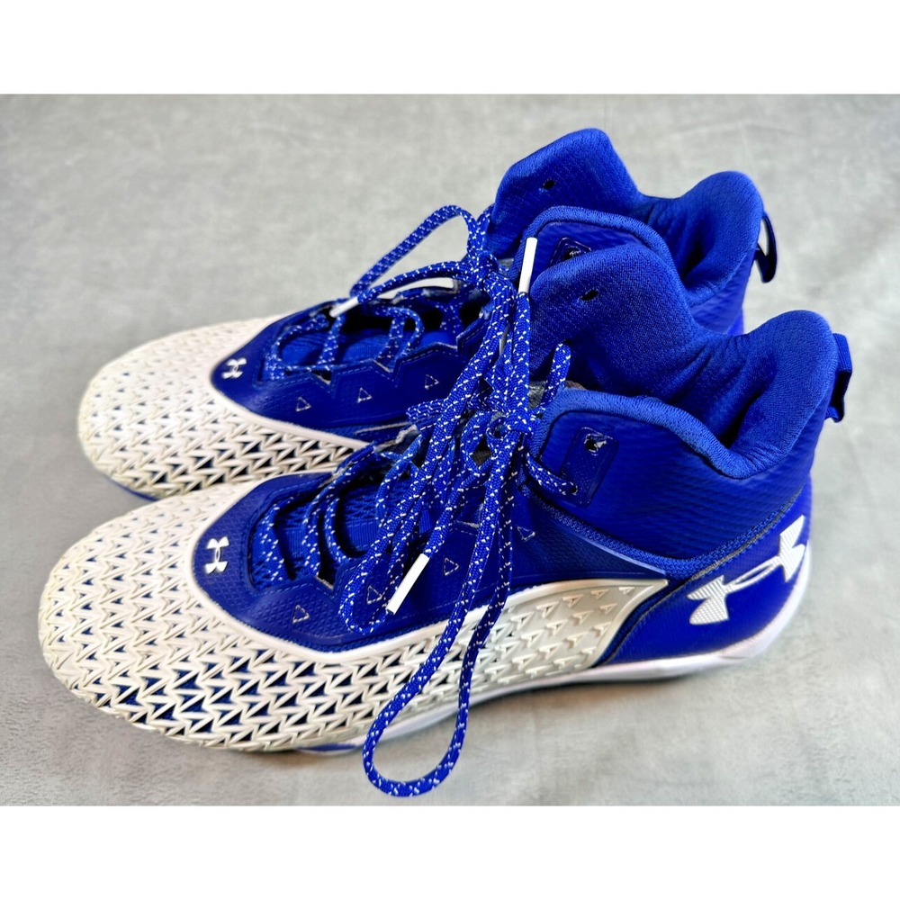 Under Armour Hammer MC Football Cleats‎ Blue/White 3021193-401 Size 12.5